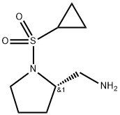 (S)-(1-(Cyclopropylsulfonyl)pyrrolidin-2-yl)methanamine Structure