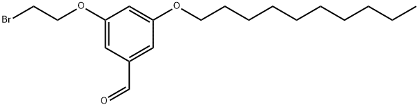 3-(2-Bromoethoxy)-5-(decyloxy)benzaldehyde Structure