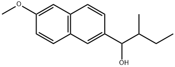 6-Methoxy-α-(1-methylpropyl)-2-naphthalenemethanol Structure