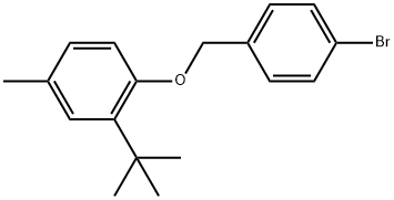 1-[(4-Bromophenyl)methoxy]-2-(1,1-dimethylethyl)-4-methylbenzene Structure