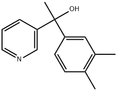 α-(3,4-Dimethylphenyl)-α-methyl-3-pyridinemethanol Structure