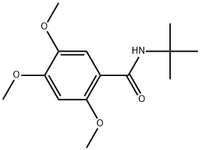 N-(1,1-Dimethylethyl)-2,4,5-trimethoxybenzamide Structure