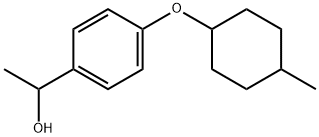 α-Methyl-4-[(4-methylcyclohexyl)oxy]benzenemethanol Structure