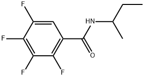 2,3,4,5-Tetrafluoro-N-(1-methylpropyl)benzamide Structure