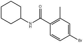 4-bromo-N-cyclohexyl-2-methylbenzamide Structure