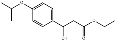 Ethyl β-hydroxy-4-(1-methylethoxy)benzenepropanoate Structure