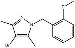 4-bromo-1-(2-methoxybenzyl)-3,5-dimethyl-1H-pyrazole Structure