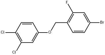 Benzene, 4-bromo-1-[(3,4-dichlorophenoxy)methyl]-2-fluoro- Structure