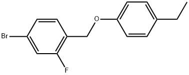 4-Bromo-1-[(4-ethylphenoxy)methyl]-2-fluorobenzene Structure