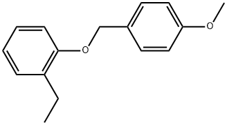 1-Ethyl-2-[(4-methoxyphenyl)methoxy]benzene Structure