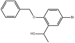 1-(2-(Benzyloxy)-5-bromophenyl)ethanol Structure