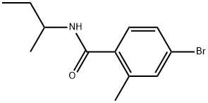 4-Bromo-2-methyl-N-(1-methylpropyl)benzamide Structure