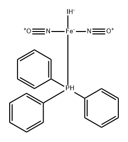 Iron, iododinitrosyl(triphenylphosphine)- 구조식 이미지