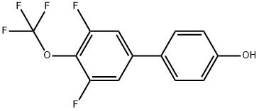 3',5'-Difluoro-4'-(trifluoromethoxy)[1,1'-biphenyl]-4-ol Structure