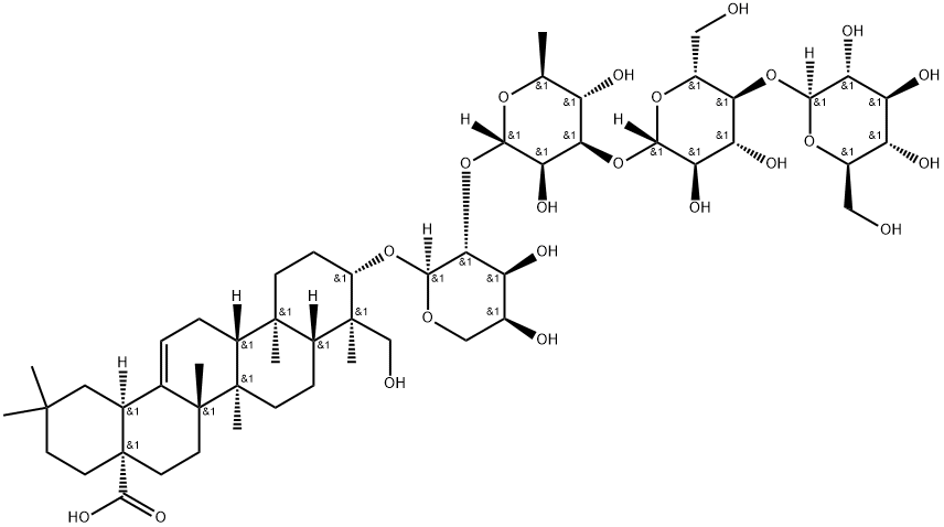 Macranthoside B 구조식 이미지