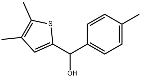 4,5-Dimethyl-α-(4-methylphenyl)-2-thiophenemethanol Structure