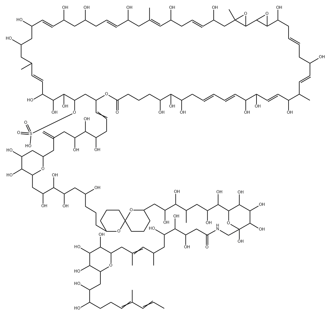 zooxanthellatoxin A Structure