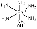 Hexaamminerhodium(III) hydroxide solution Structure