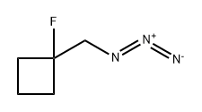 1-(Azidomethyl)-1-fluorocyclobutane Structure