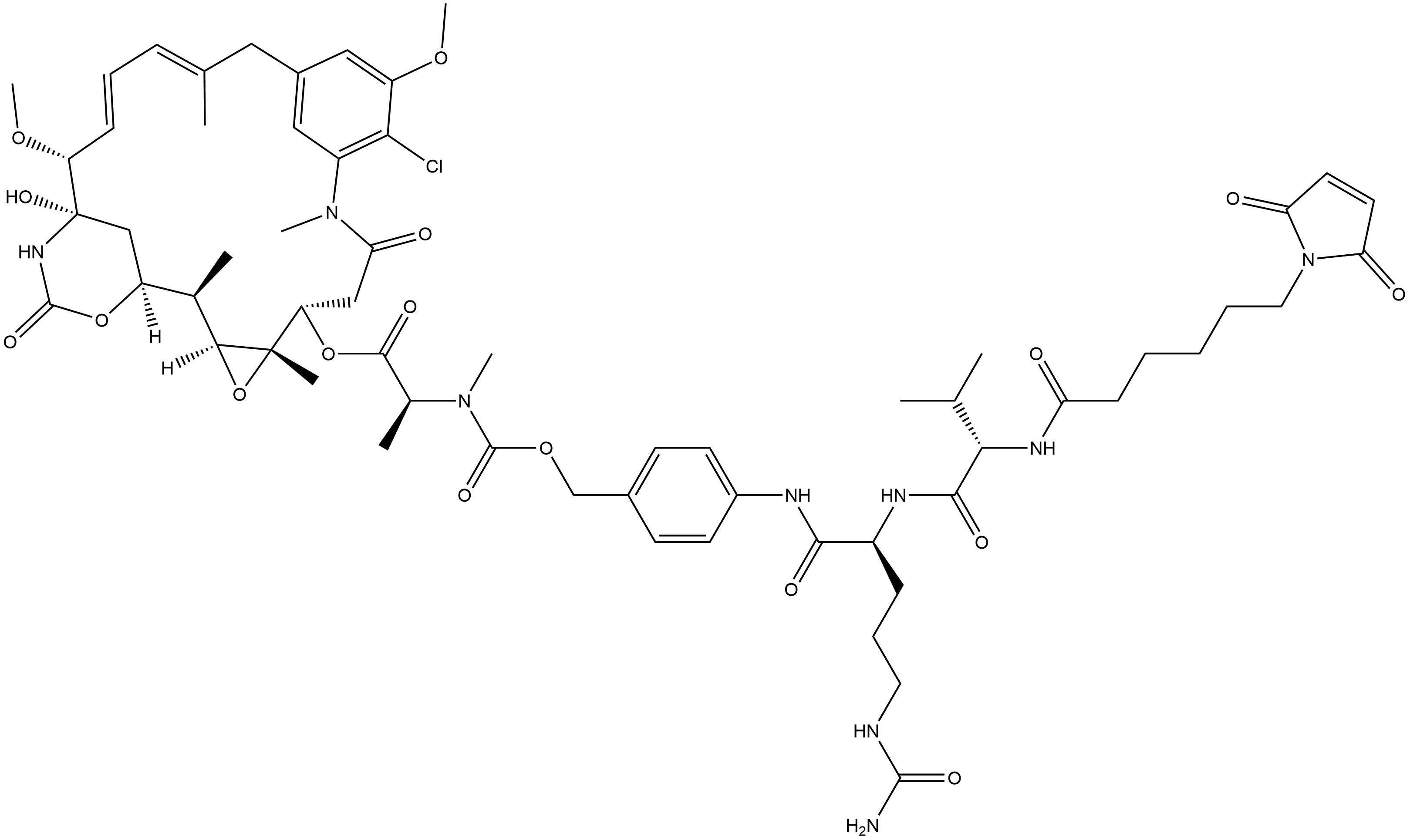 Mal-VC-PAB-DM1 Structure