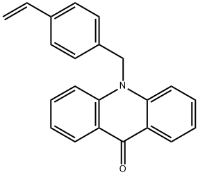 10-[(4-Ethenylphenyl)methyl]-9(10H)-acridinone Structure
