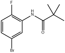 N-(5-bromo-2-fluorophenyl)pivalamide Structure