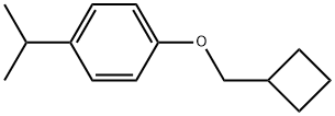 1-(Cyclobutylmethoxy)-4-(1-methylethyl)benzene Structure