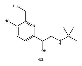 pirbuterol hydrochloride Structure