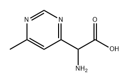 2-amino-2-(6-methylpyrimidin-4-yl)acetic acid Structure