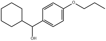 α-Cyclohexyl-4-propoxybenzenemethanol Structure