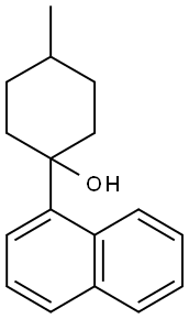 4-methyl-1-(naphthalen-1-yl)cyclohexanol Structure