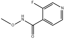 3-fluoro-N-methoxyisonicotinamide Structure