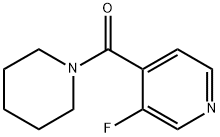 (3-fluoropyridin-4-yl)(piperidin-1-yl)methanone 구조식 이미지