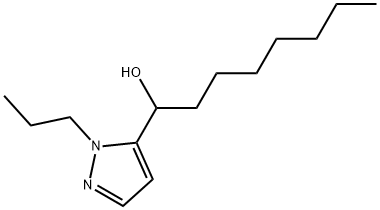 α-Heptyl-1-propyl-1H-pyrazole-5-methanol Structure