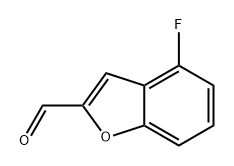 4-fluoro-1-benzofuran-2-carbaldehyde Structure