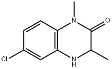 6-Chloro-1,3-dimethyl-3,4-dihydroquinoxalin-2(1H)-one 구조식 이미지