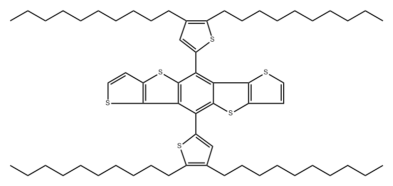 IN1908, 5,10-Bis(4,5-didecylthiophen-2-yl)benzo[1,2-b:4,5-b']diithienol[3,2-b]thiophene Structure