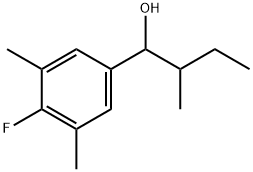 4-Fluoro-3,5-dimethyl-α-(1-methylpropyl)benzenemethanol Structure