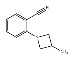 2-(3-aminoazetidin-1-yl)benzonitrile Structure