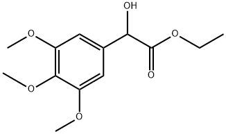 Ethyl α-hydroxy-3,4,5-trimethoxybenzeneacetate Structure