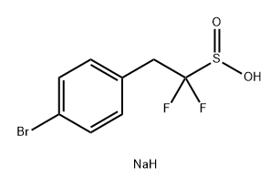 Benzeneethanesulfinic acid, 4-bromo-α,α-difluoro-, sodium salt (1:1) Structure