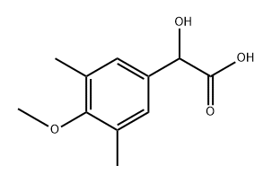 Benzeneacetic acid, α-hydroxy-4-methoxy-3,5-dimethyl- Structure