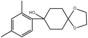 8-(2,4-dimethylphenyl)-1,4-dioxaspiro[4.5]decan-8-ol Structure