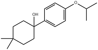 1-(4-isopropoxyphenyl)-4,4-dimethylcyclohexanol 구조식 이미지