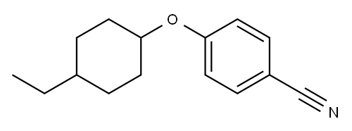 4-[(4-Ethylcyclohexyl)oxy]benzonitrile Structure