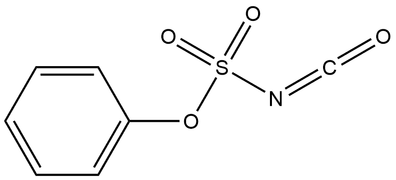 Isocyanatosulfuric acid, phenyl ester Structure