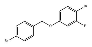 1-Bromo-4-((4-bromobenzyl)oxy)-2-fluorobenzene Structure