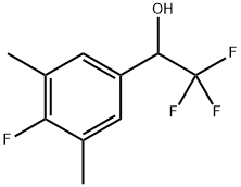 2,2,2-Trifluoro-1-(4-fluoro-3,5-dimethylphenyl)ethanol Structure