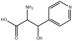 4-Pyridinepropanoic acid, α-amino-β-hydroxy- Structure