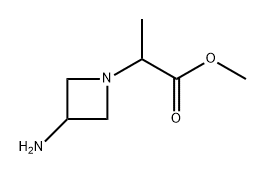 1-Azetidineacetic acid, 3-amino-α-methyl-, methyl ester Structure